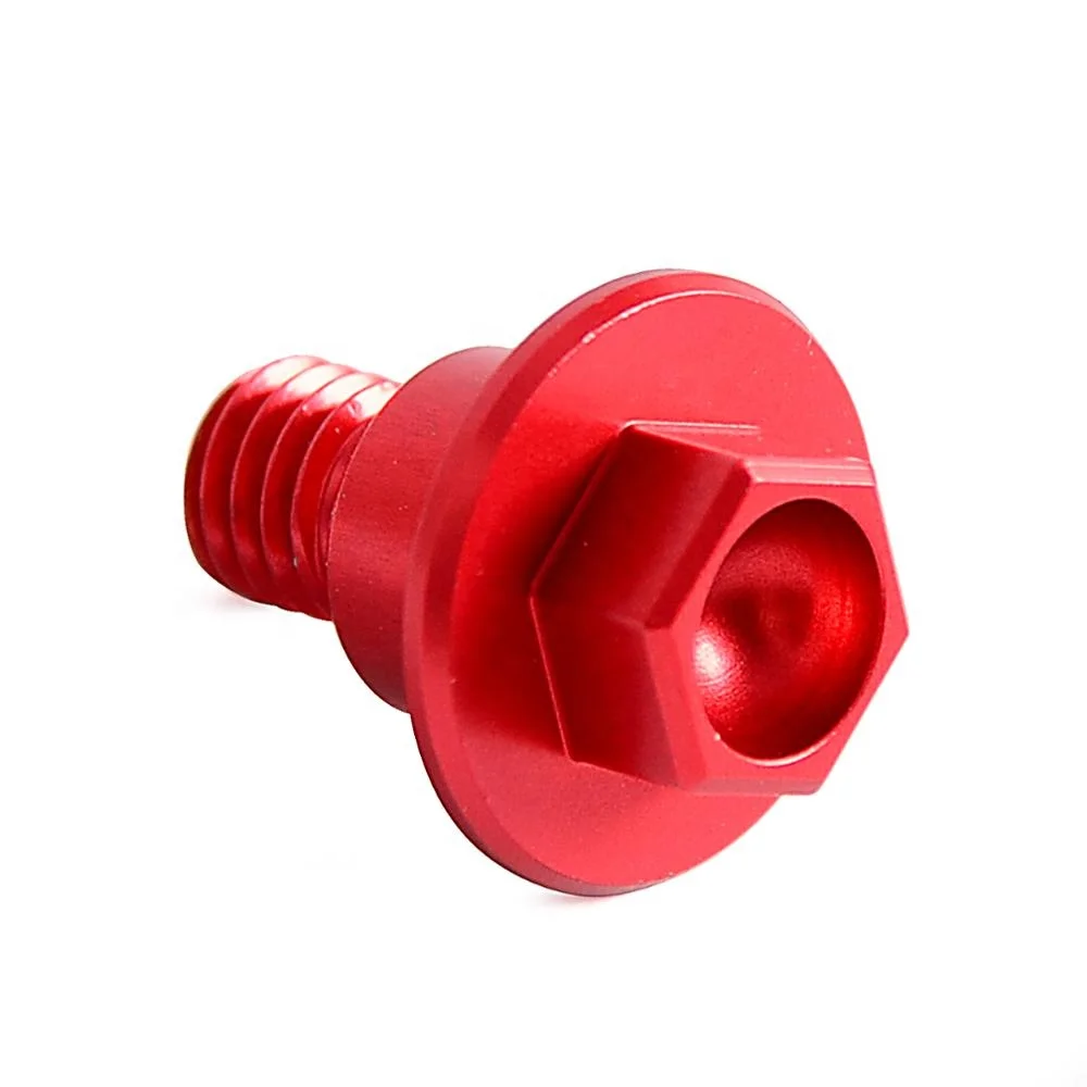 Комплект красных защитных болтов вилки NIceCNC для Honda CRF450RX 2017-2020 CRF450X 2005-2019 CRM250AR 1997-1998 CRF450R 2002-2020