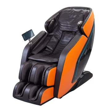 Luxury AI voice 4D full body heating therapy massage chair of shiatsu kneading
