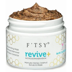 Custom Spa High Quality Microdermabrasion Facial Scrub Face Exfoliator Exfoliating Manuka Honey Walnut Moisturizing Exfoliant