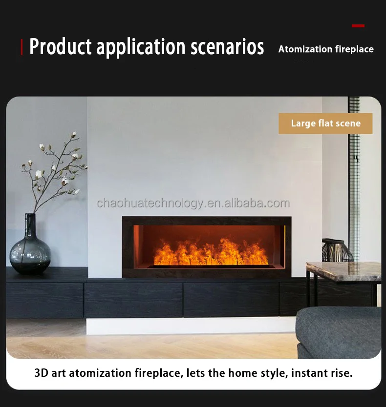 Electric Fireplace, 70-300cm, LED - detail 34