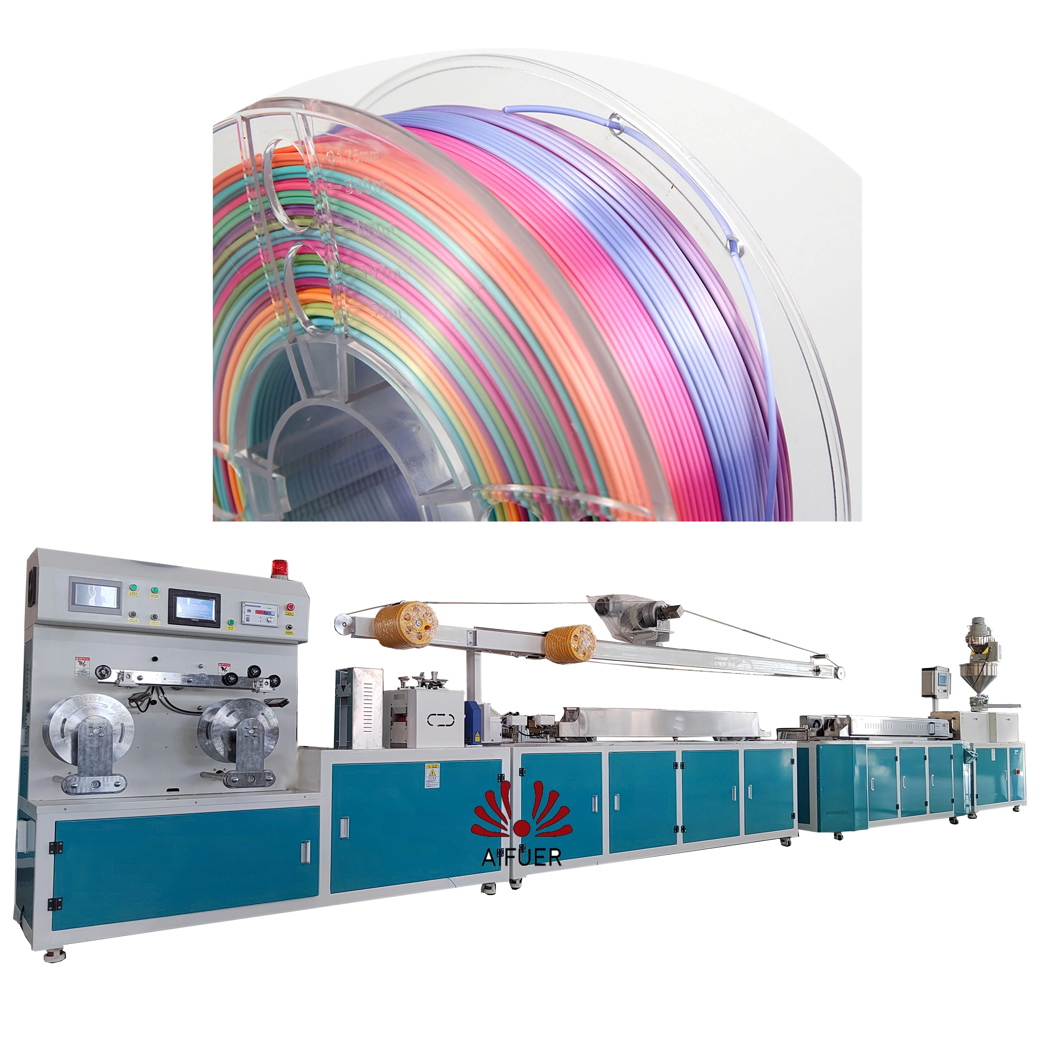 Aifuer 3d Printing Filament Making Machine 3d Filament Extrusion Line 3D Printer Filament Machine