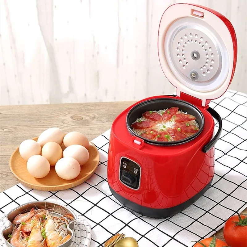 Small Baby Cook Peach Heart-shaped Rice Cooker Smart Mini Rice Cooke