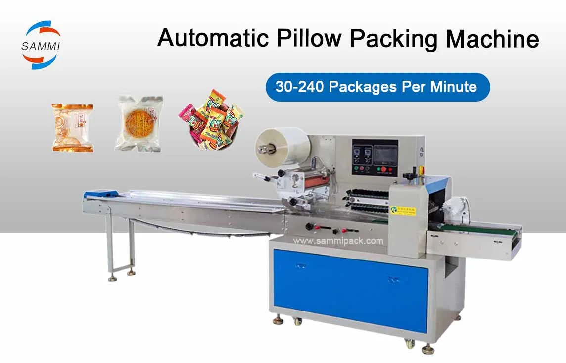 Αυτόματη οριζόντια συσκευασία ροής συσκευασίας συσκευασίας παγωτό Lolly Popsicle συσκευασία μηχανή 0