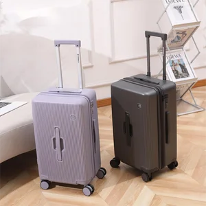 20 Inch Carrying on Luggage Case with Wheels Multifunctional Hard-shell Luggage Suitcase in Fashionable Design Travel Suitcase
