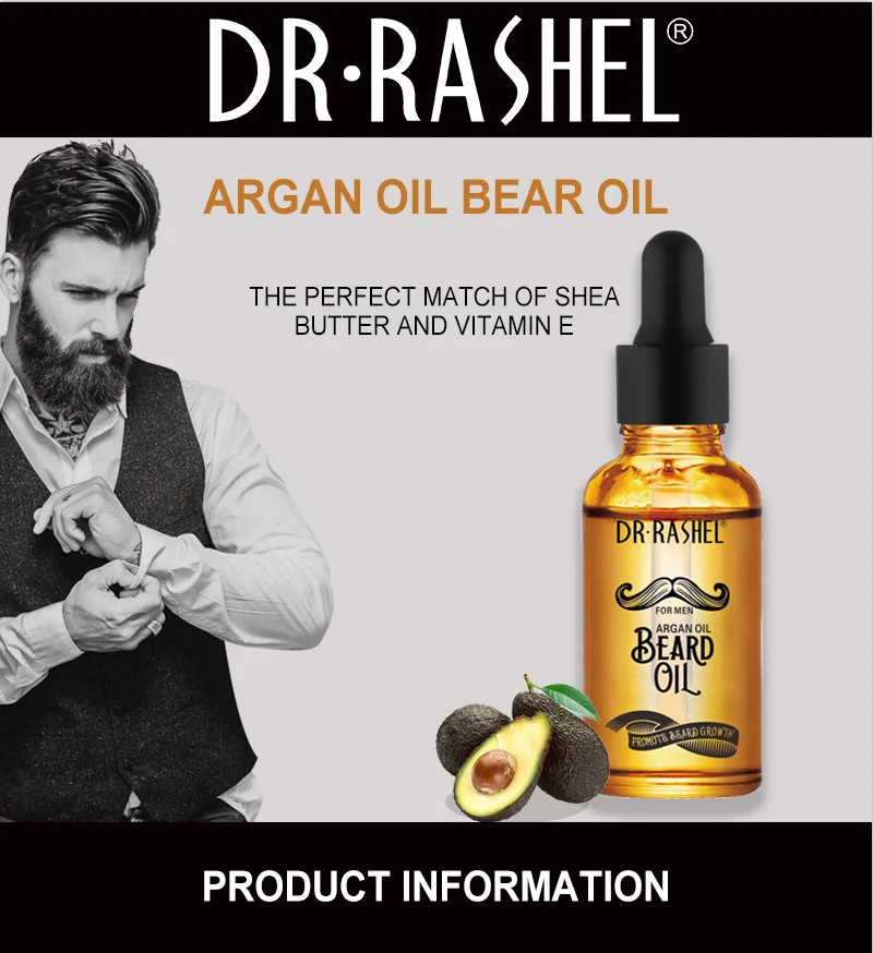 Dr Rashel Argan Oil Beard Oil 30ml Oem Odm Glycerin Niacinamide Hair