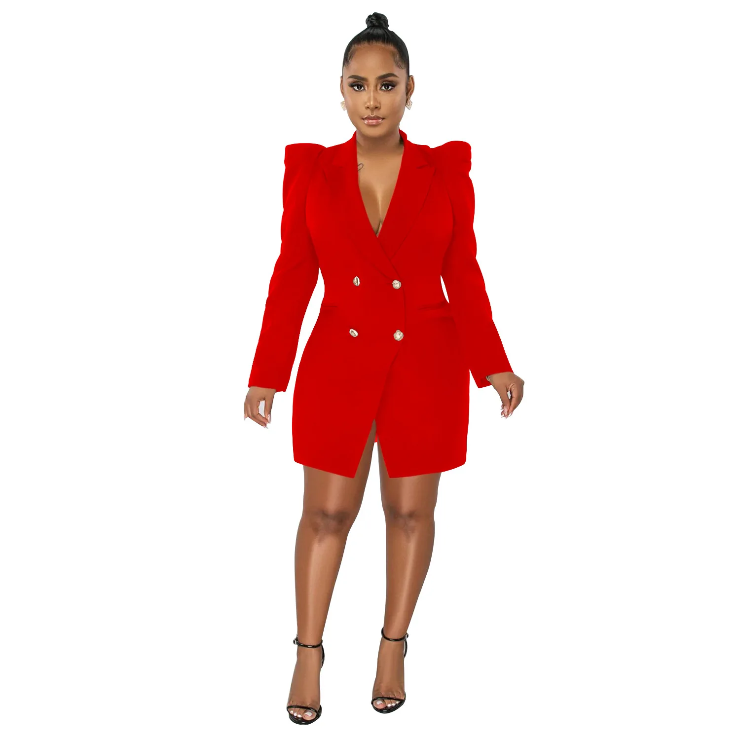 Womens Blazer Open Front Sexy Elegant Formal Suit Jackets