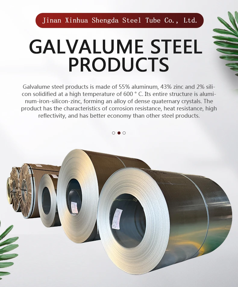 Factory Sells Aluzinc Galvalume Astm A792 Galvalume Steel Coil Az150 ...