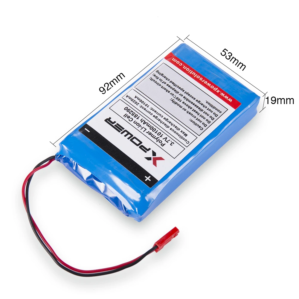 3.7v 10000mah Rechargeable Lithium Polymer Battery For Consumer Electronics