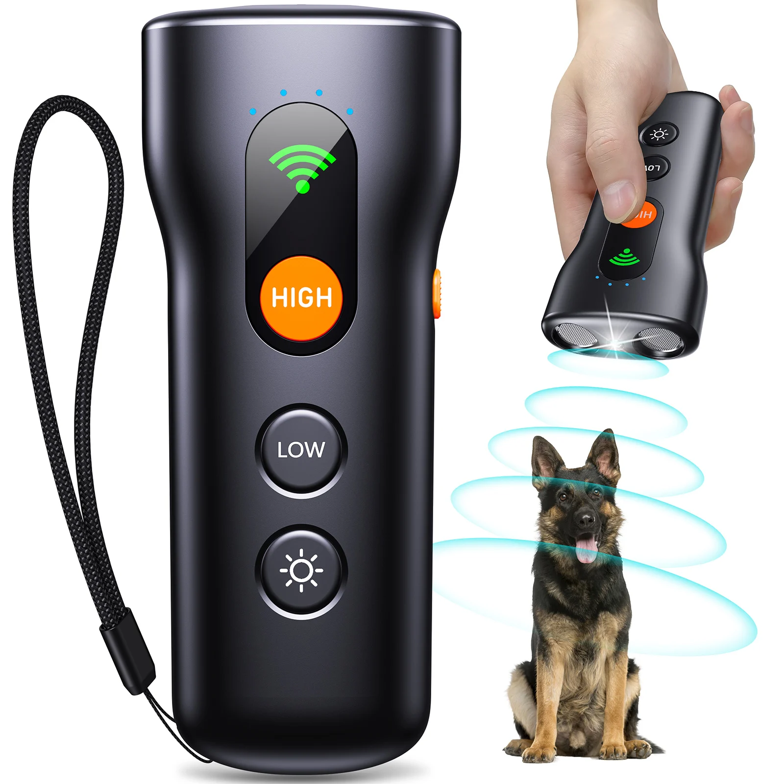 Hot Seller Outdoor Rechargeable Ultrasonic Dog Repeller No Bark Collar