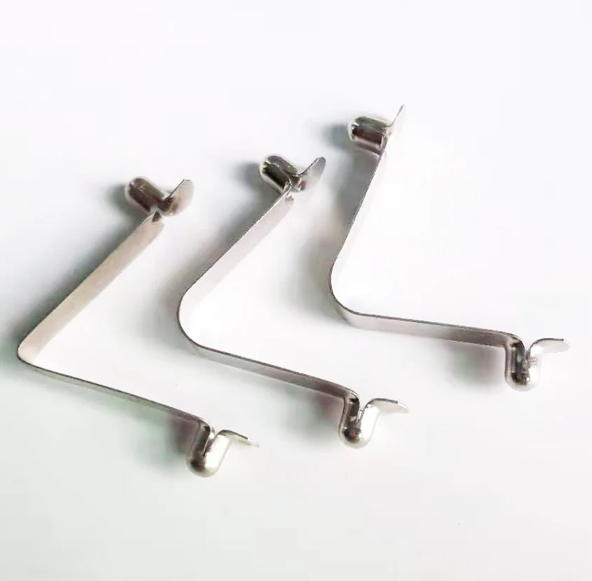 Изготовленный на заказ аппаратный плоский пружинный зажим из нержавеющей стали и пружинный зажим для денег и пружинный зажим для кнопок
