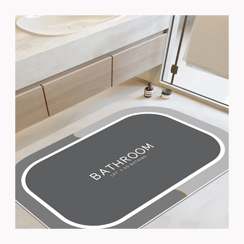 Customized Design and Size Welcomed Diatomate Bath Mat - China
