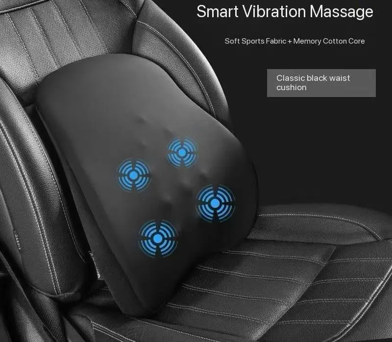 le wand plug-in vibrating massager Vibration Massage Car Seat Cushion with 10 Vibration Motors