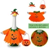 Ensemble de 3 citrouilles orange phosphorescentes clignotantes.