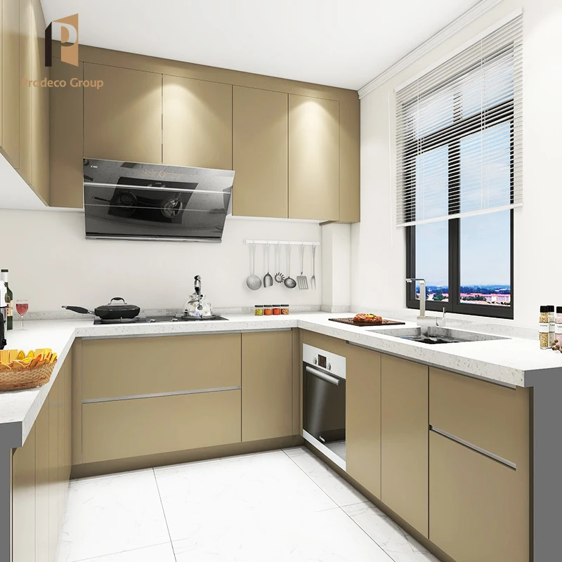 High Gloss Complete Modular Kitchen Cabinets Granite Kitchen Cabinets