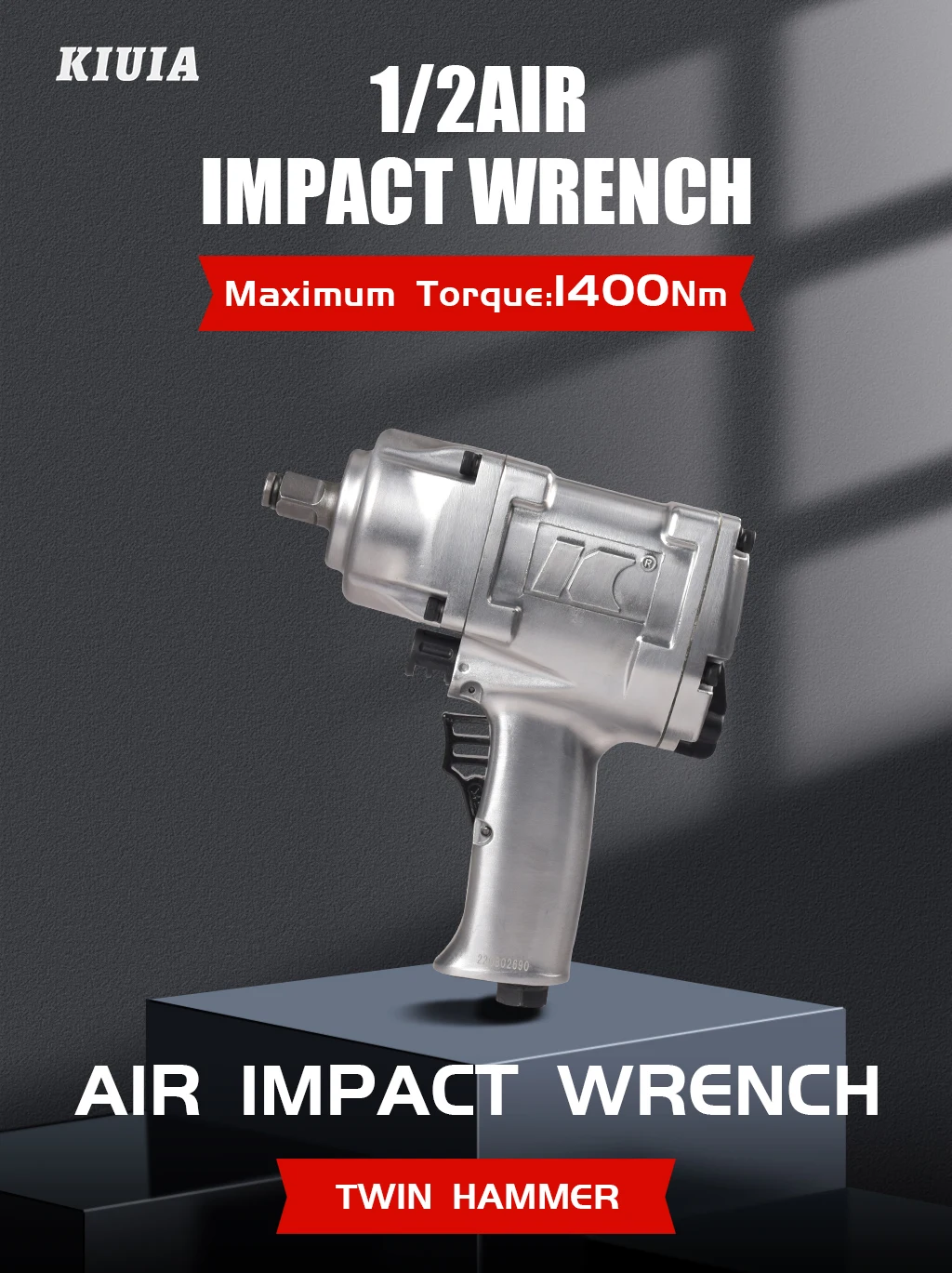 Good Quality Pneumatic Tools 7200rpm High Torque Impact Wrench Twin ...