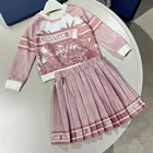 Girl Girls' Factory Wholesale Kids Clothing Princess Girl Pleated Skirt Suits Girls' Clothing Sets