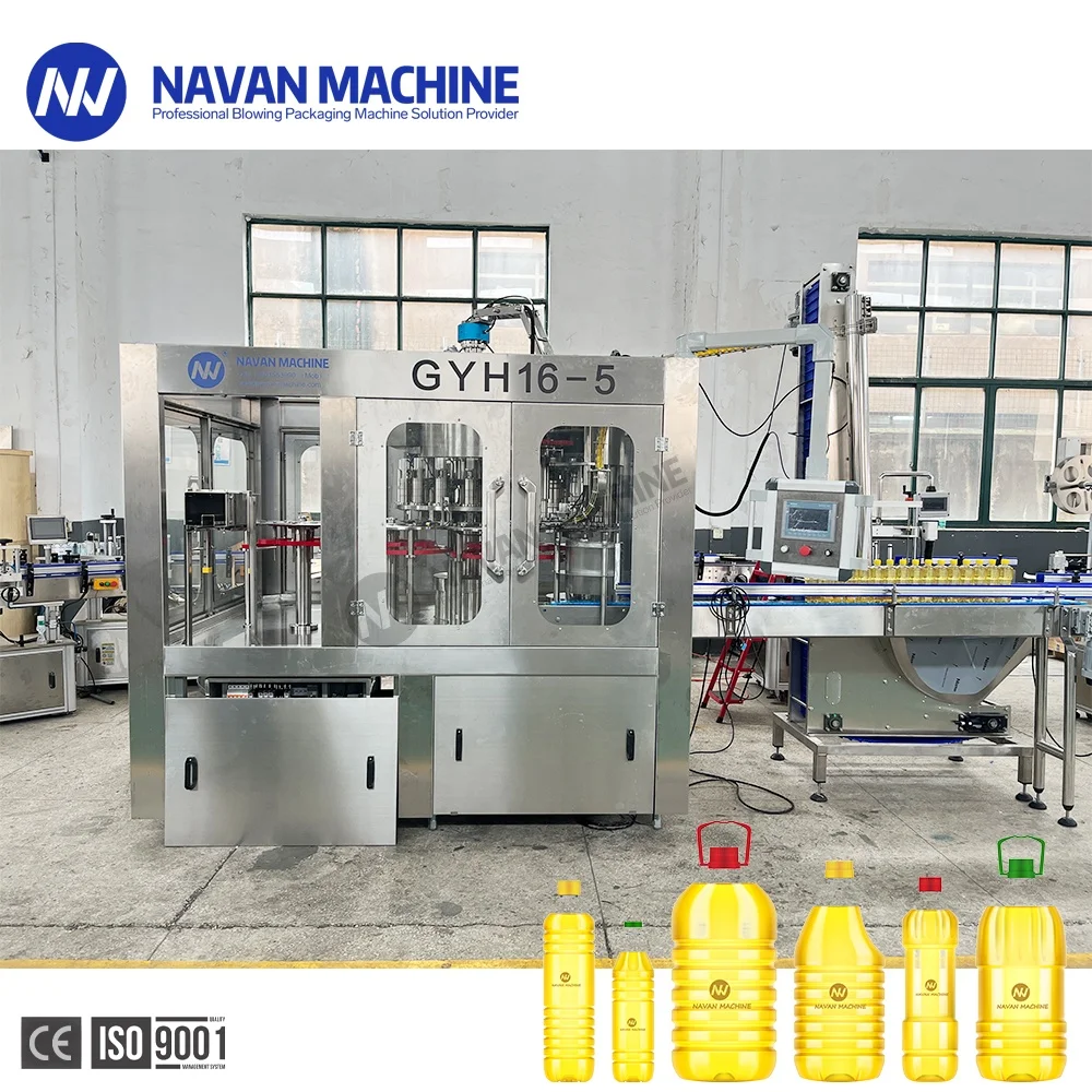 Automatic Rotary PET Bottle Oil Filling Machine for Olive Sunflower Edible Oil and Cooking Oil Bottle Bottling Packing Line supplier
