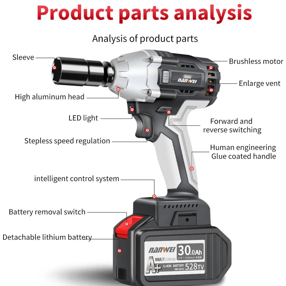 Nanwei 21-Volt Power Tool Factory Lxt Lithium-Ion Cordless 4-Piece ...