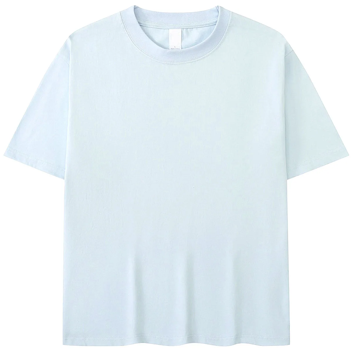 Yiwu Apparel OEM 220gsm Heavyweight Custom Drop Shoulder T-shirts Oversized Blank Shirts