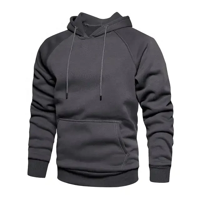 JL1221A Manufacturers Wholesale Raglan Sleeve Hoodie Streetwear Mens Gym Pullover Sweatshirts Plain Men’s Oversize Hoodie