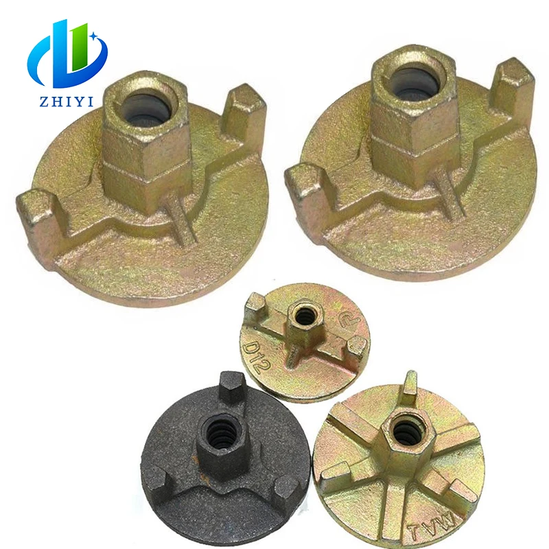 Wing Formwork Nut Tie Formwork Tie Rod Washer Plate 15mm Dywidag Tie bar