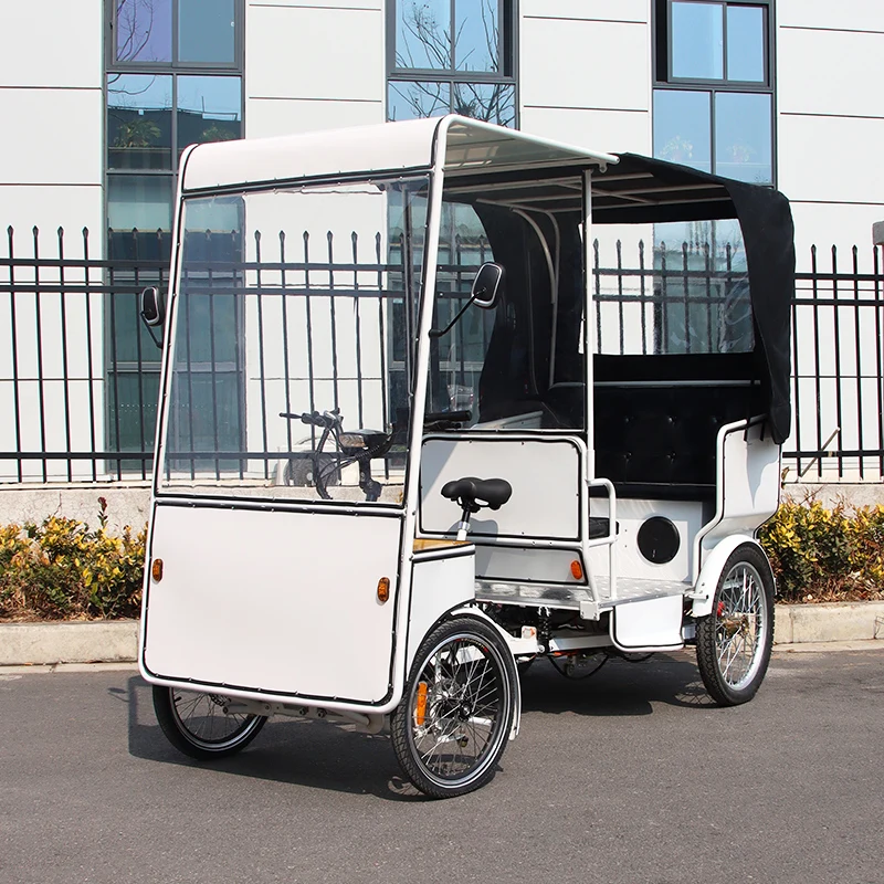 Ricksshaw OEM Tourism Human Pedal Electric Rickshaw Vehicle Tuk Tuk Rickshaws for ...