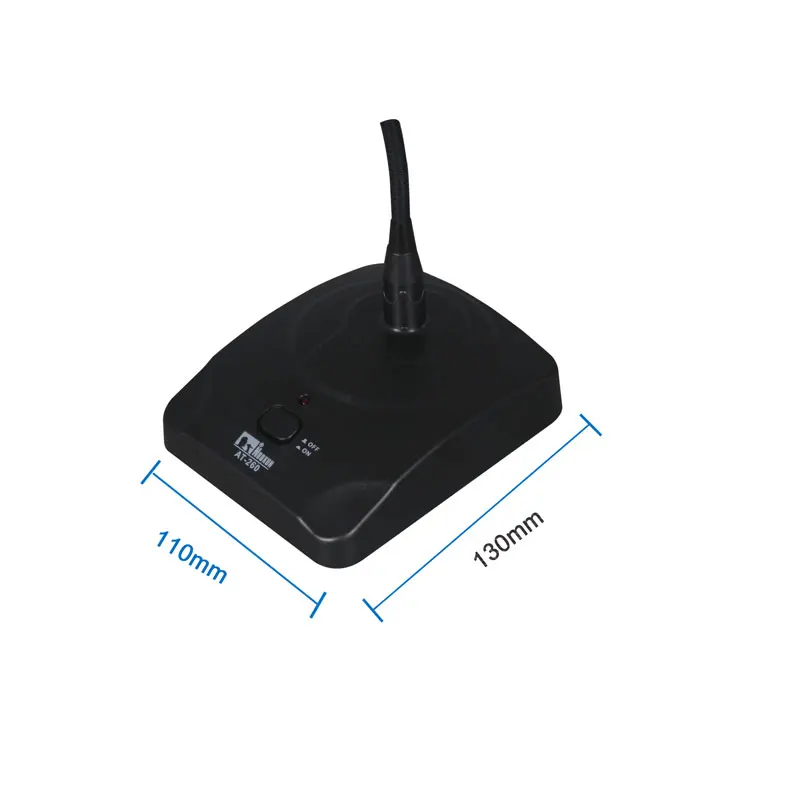 Professional Conference Plastic Professional Table Top Gooseneck Microphone