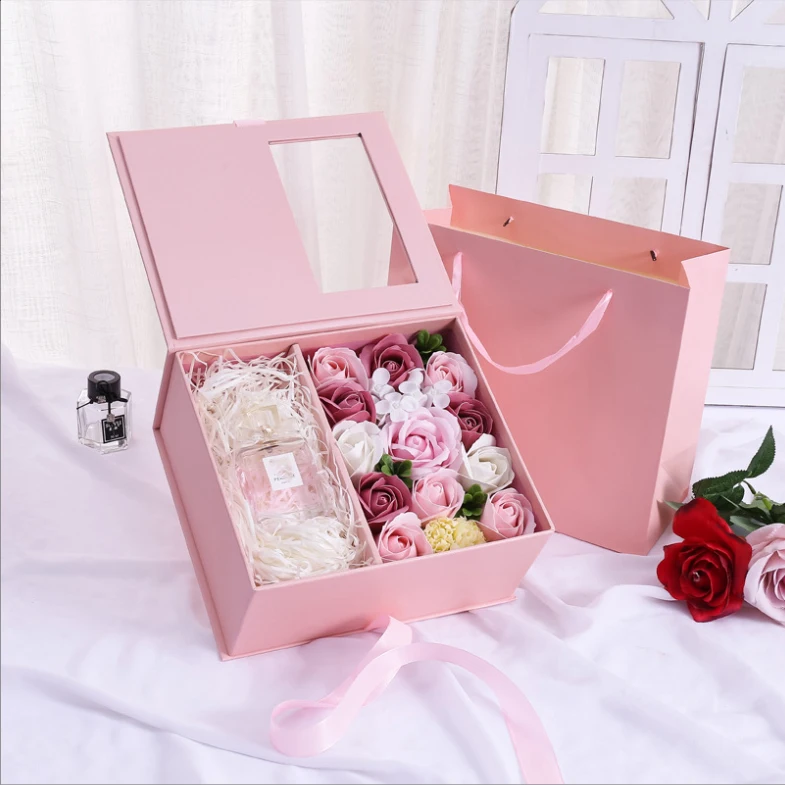 Flower Boxes Paper Box Gift I Love You Packaging Luxury Rose