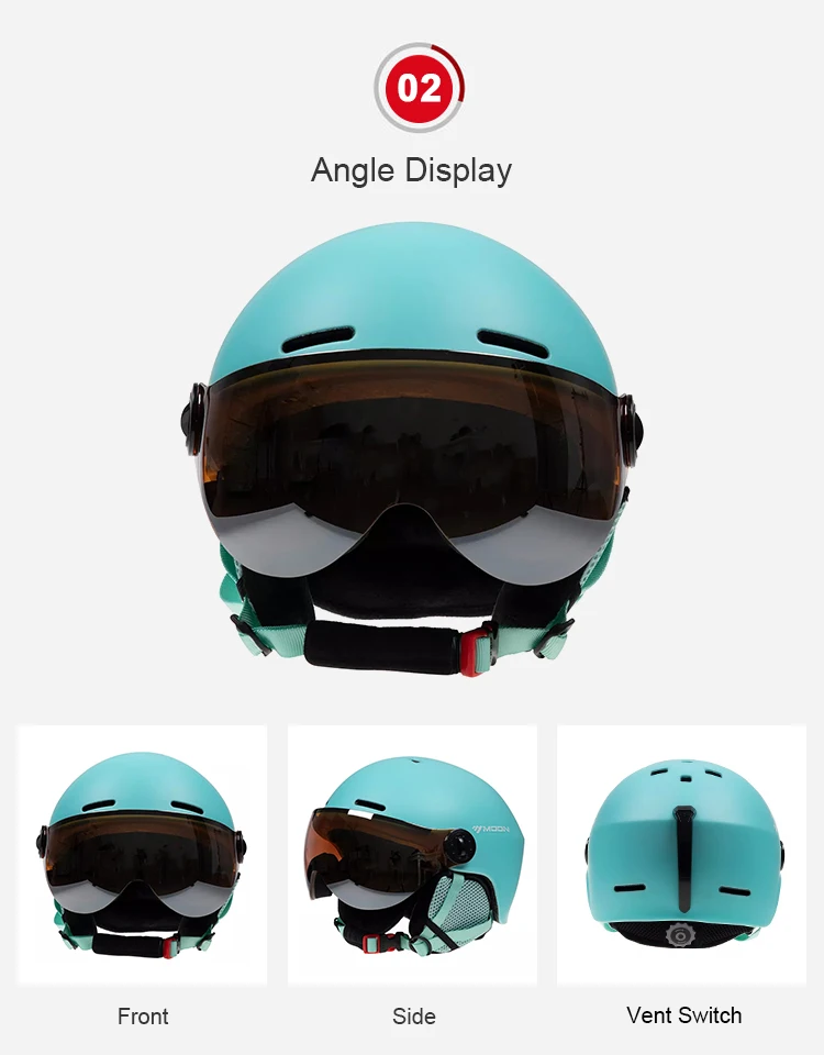 Casque de ski/snowboard OSBE avec visière intégrée T.58-62 (D'occasion