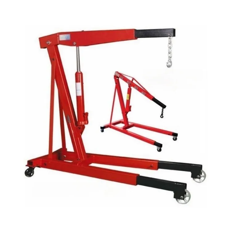 Multifunctional Heavy Object Handling Tool Car Engine Lifting 2T Shop Crane