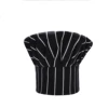 Chapeau haut rond rayé noir et blanc