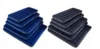 Direct pull flocked inflatable mattress-blue