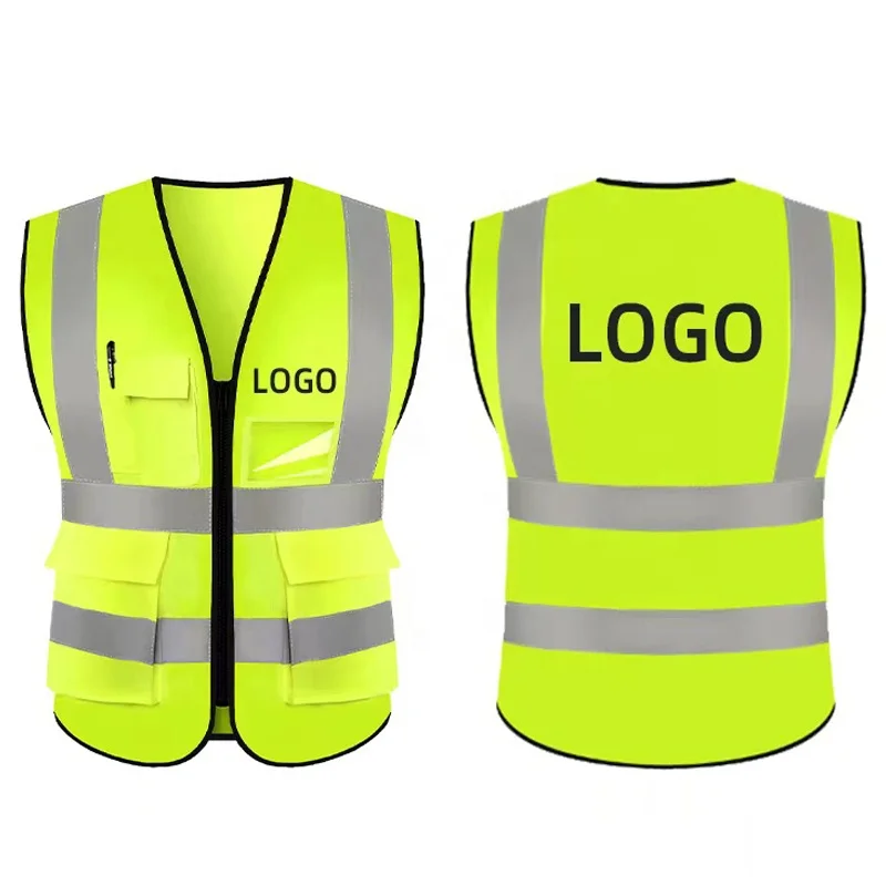 High Visibility Security Motorcycle Reflective Safety Vest Safe Working Clothes Sanitation Workers Clothes for Road Construction