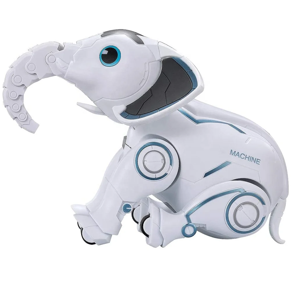 Interactive Voice Remote Control Robot Elephant Toy K17 Intelligent Electronic Programming Dancing RC Elephant Toys for Kids