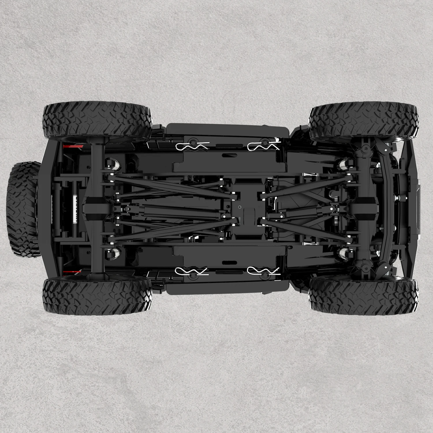 1/24 Scale Remote Control Crawler Rock Climbing with Led Light (Black) 787-1