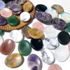 obsidian worry stone
