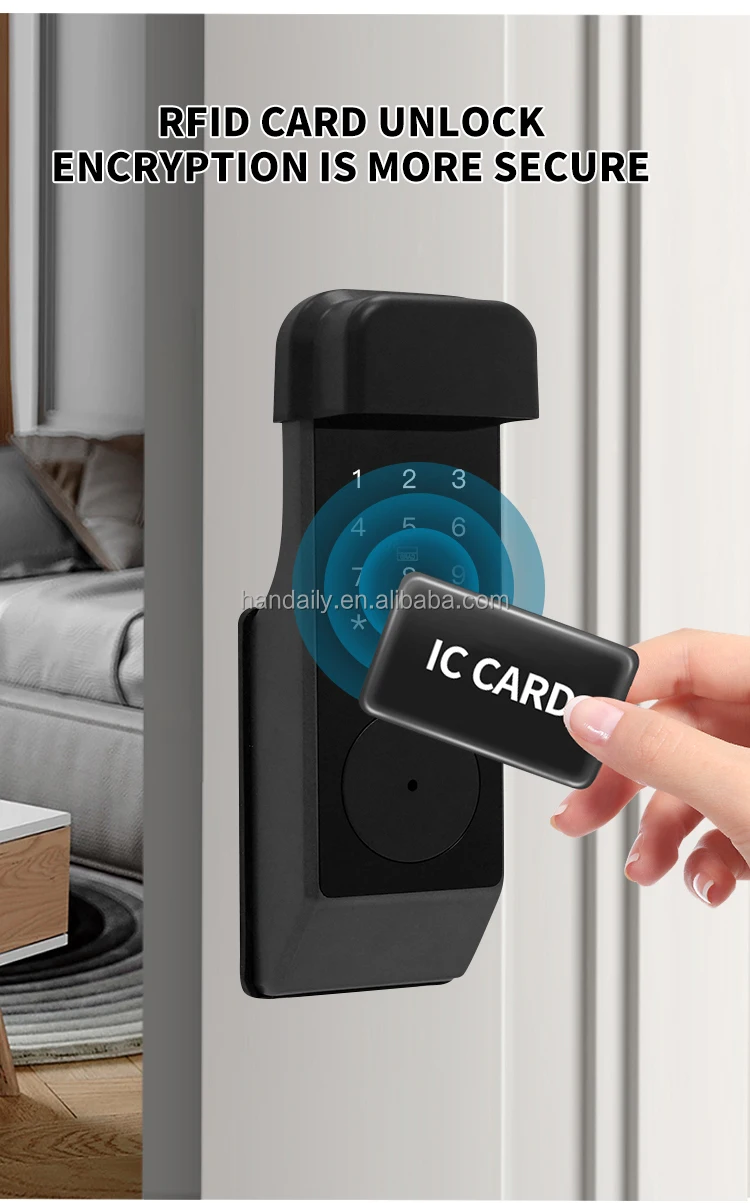 Waterproof Smart Lock with Fingerprint, Password & RFID – Tuya Wi-Fi ...