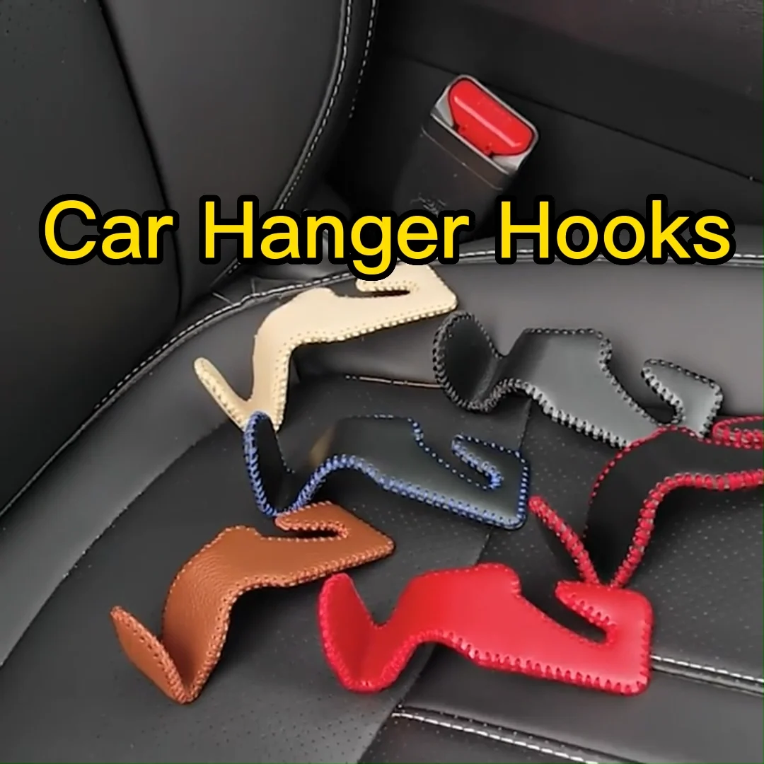 YY Stock PU Leather Baby Stroller Hook Baby Car Bag Stroller Organizer Hook  for Hanging Diaper Bags