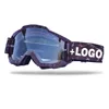 Gafas con montura marrón y lentes transparentes.