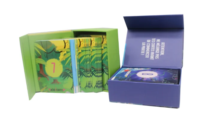 Kids Playing Cards Custom Packaging Game Children Card With Box Flash ...