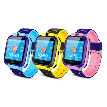 Child Watch 2020 Newest Model Q12 Kids Smart Watch Waterproof SOS Smartphone LBS Multi-lingual baby watch For boys and girls
