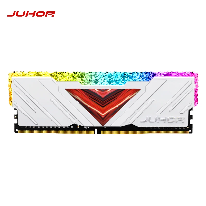 JUHOR 16GB DDR4 RAM Kit (8GBx2) 3200MHz RGB DIMM - Dual Channel