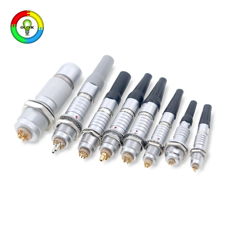 4 Pin Quick Release Push-pull Self Locking Connectors for Cameras and Diagnostic Imaging Equipment