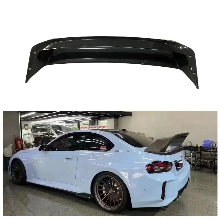 Dry Carbon Fiber AN Style Rear Spoiler Wing For BMW G87 M2 2 Series G42