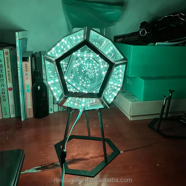 Noctifiers Infinity Infinite Dodecahedron Night Light - Creative & USB Rechargeable