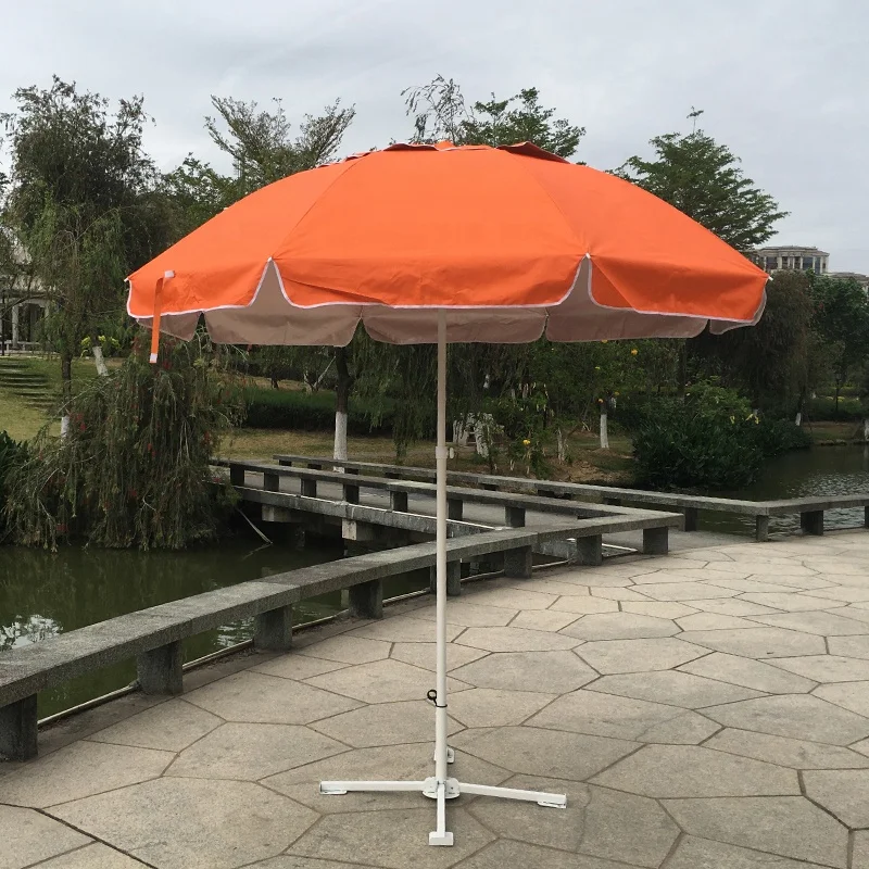 ★senz★強風対応★防水傘★Orange Long Large Umbrella 4040-0450_1.jpg