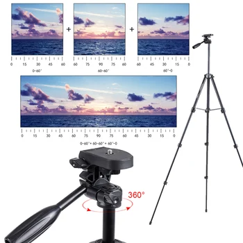 Yunteng VCT-680 Portable Aluminum Tripod With Damping Head for DSLR Camera YUNTENG 680 Tripod detail image