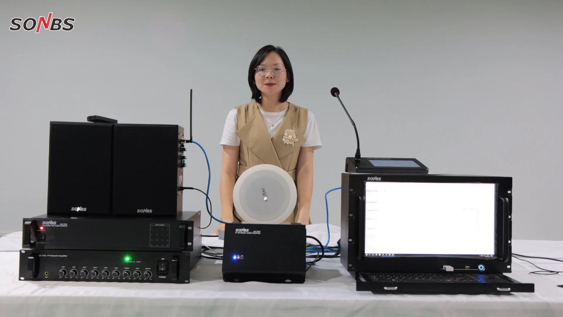 Professional Railway Train Broadcast General Alarm System