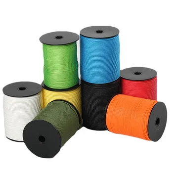 1.7mm  2mm Heat-treated with polyurethane coating Ultra-high strength  Speargun Cord at sea Fishing jet Cord UHMWPE Braided Rope