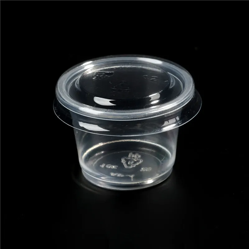 PS Disposable Dipping Sauce Containers 120ml Disposable Condiment Cups